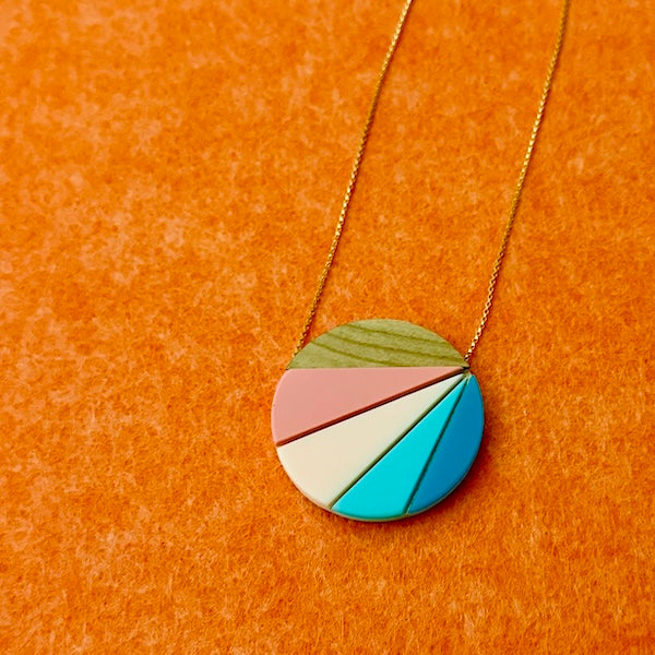 2025 SIGNE Radiant Colorblock Necklace
