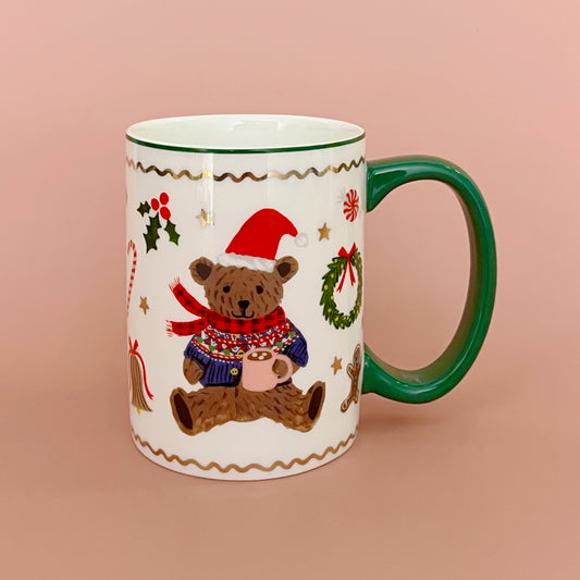 Rifle Paper Holiday Mug Beary Christmas