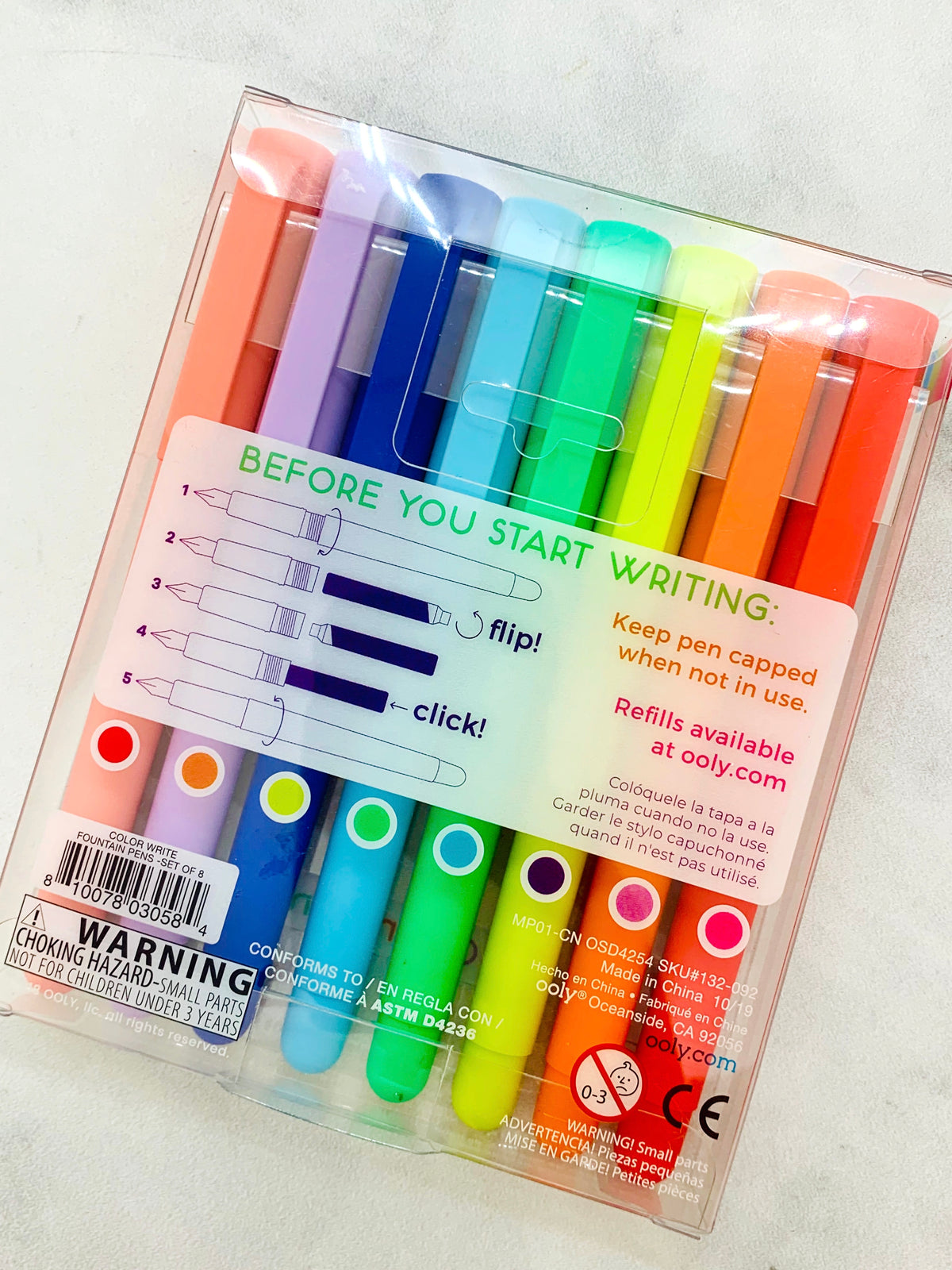 Color Write Fountain Pens
