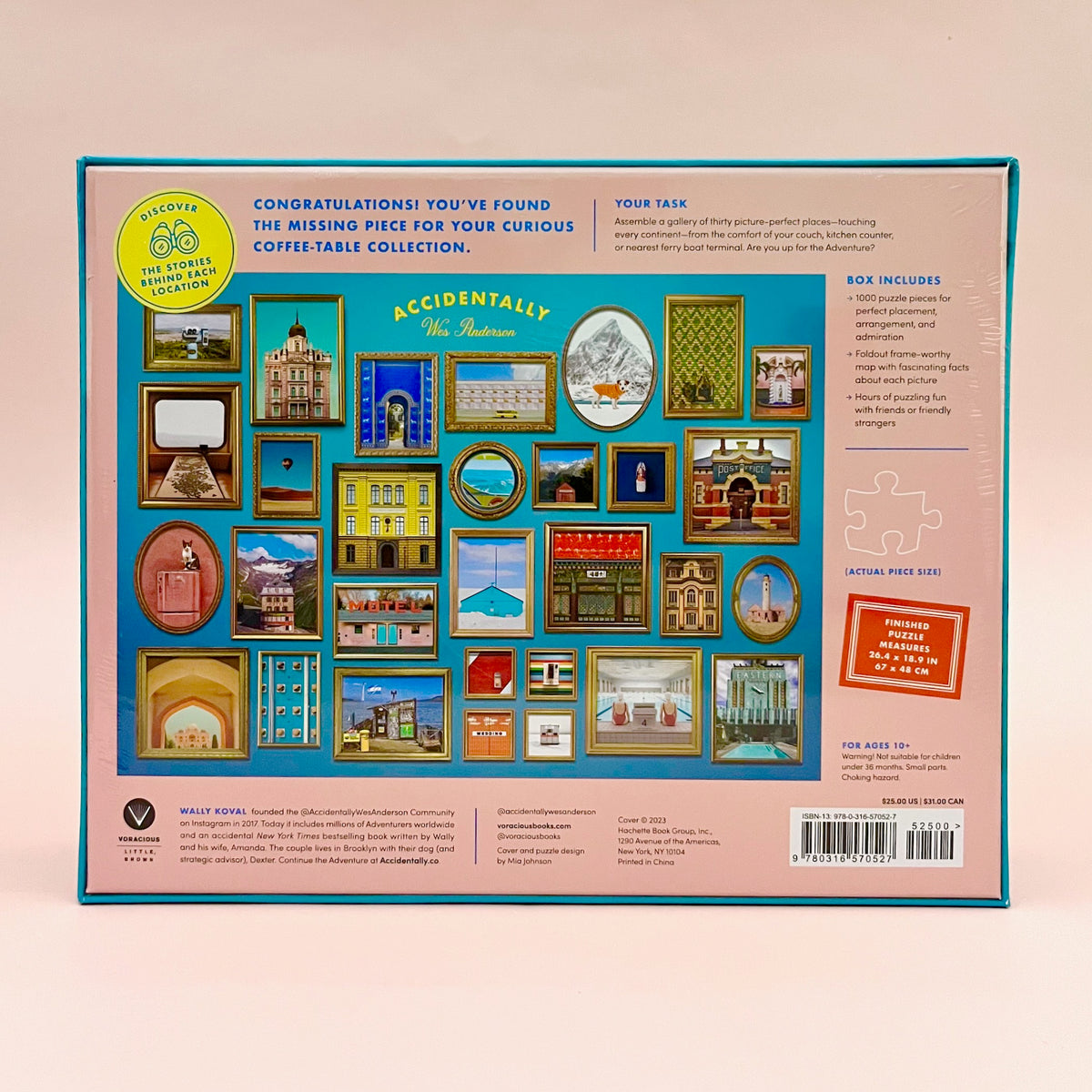 Accidentally Wes Anderson 1000-pc Puzzle