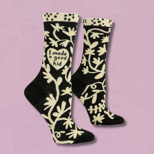 I Made A Good Kid Women's Crew Socks