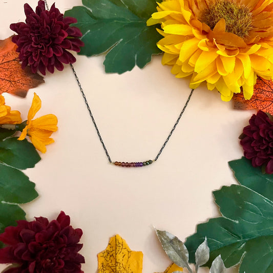 Petrified Forest - Ombre Necklace, 16"