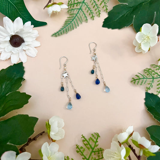 Crater Lake - Dusky Skies Earrings