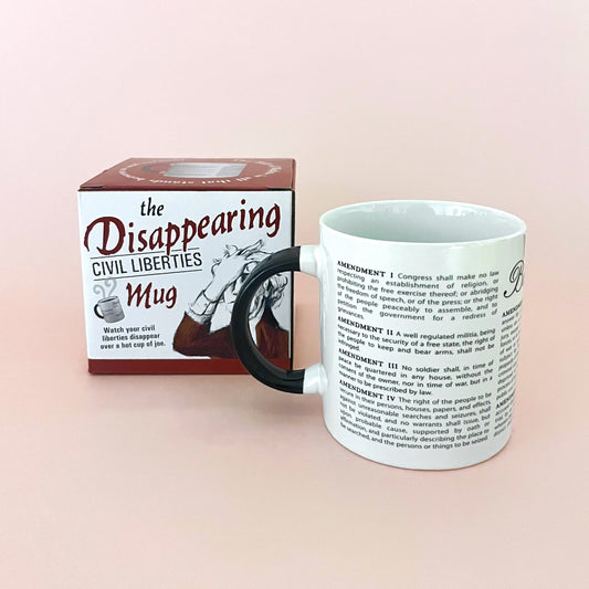 Disappearing Civil Liberties Heat-Changing Mug