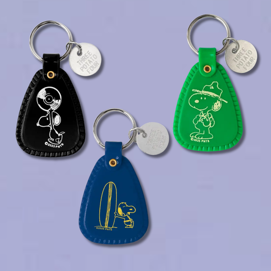 3P4 x Peanuts Saddle Keychain