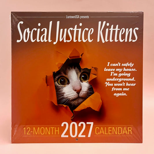 2027 Social Justice Kittens Wall Calendar