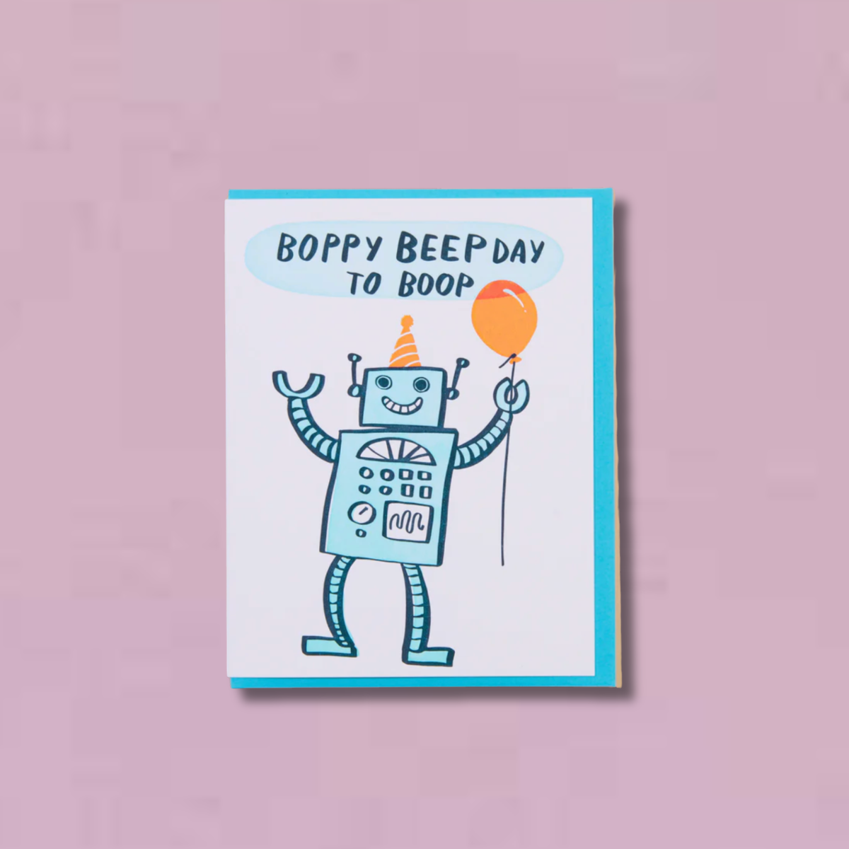 Boppy Beepday Robot Card DNO