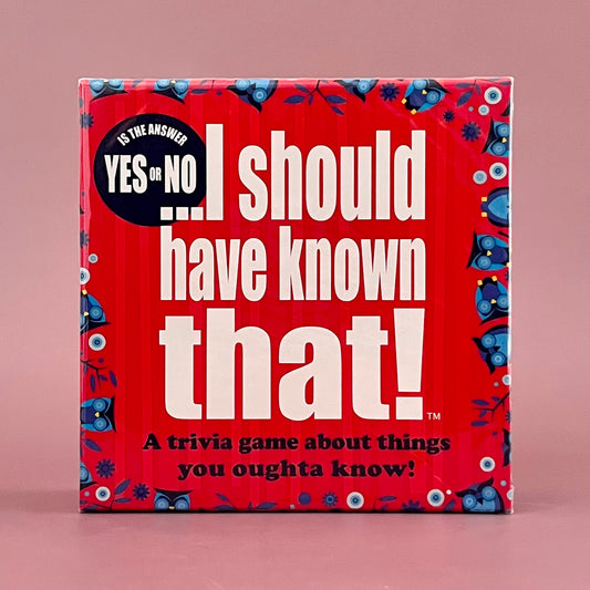 I Should Have Known That! Yes or No edition