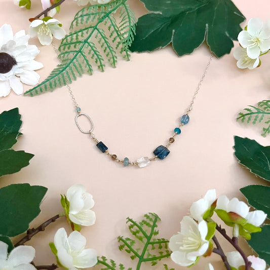 Crater Lake - Open Skies Necklace, 16" + 2"