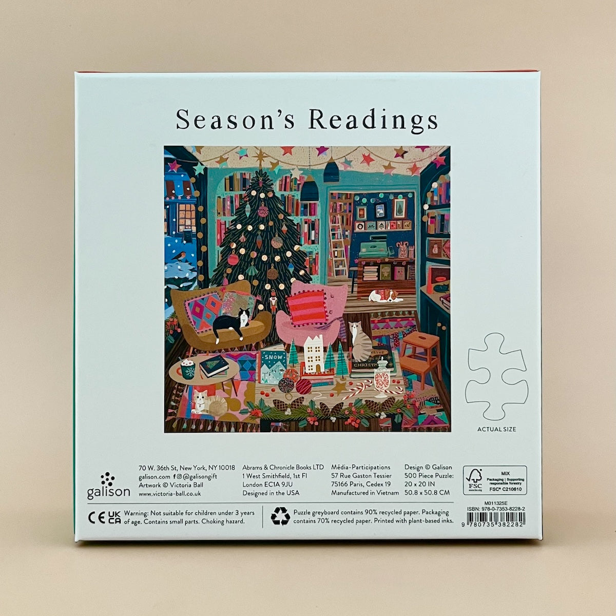 Season's Reading 500 Piece Foil Puzzle