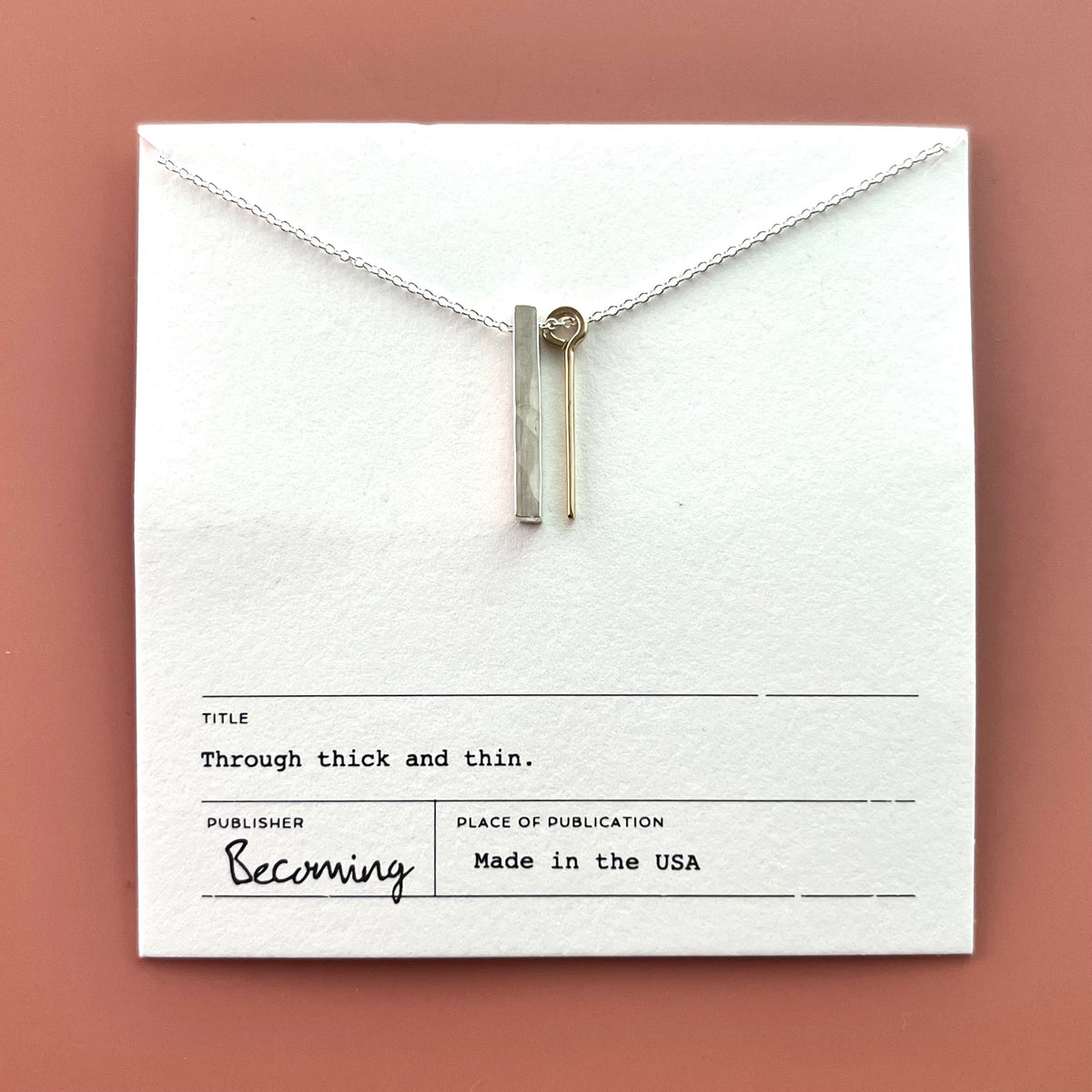 Through Thick & Thin Necklace