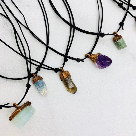 Adjustable Leather Necklace