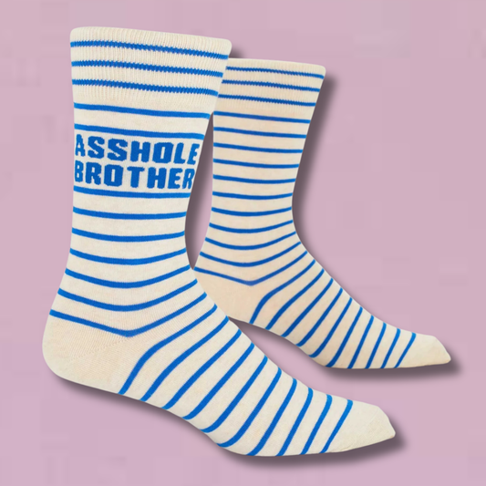Asshole Brother Men's Crew Socks