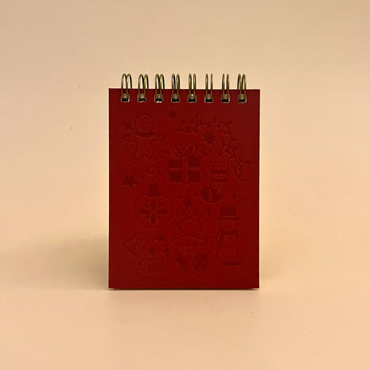 Mini Jotter Notebook Christmas Doodle