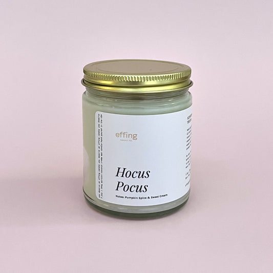 Hocus Pocus Wood Wick Candle | Pumpkin Spice & Sweet Cream