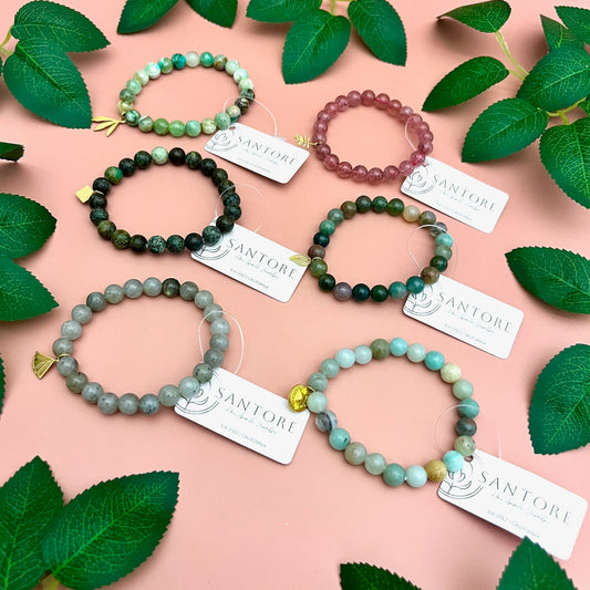 Natural Stone Mala Bracelet