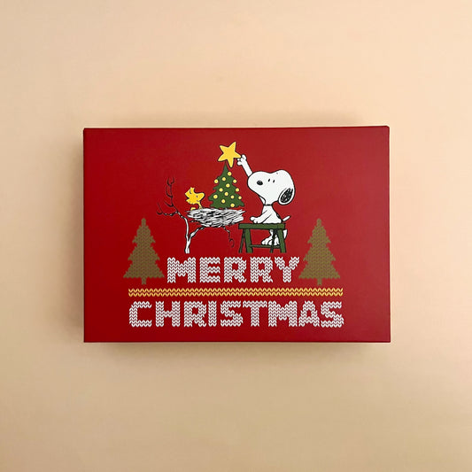 Peanuts Stitched Holiday Keepsake Boxed Cards, set/15